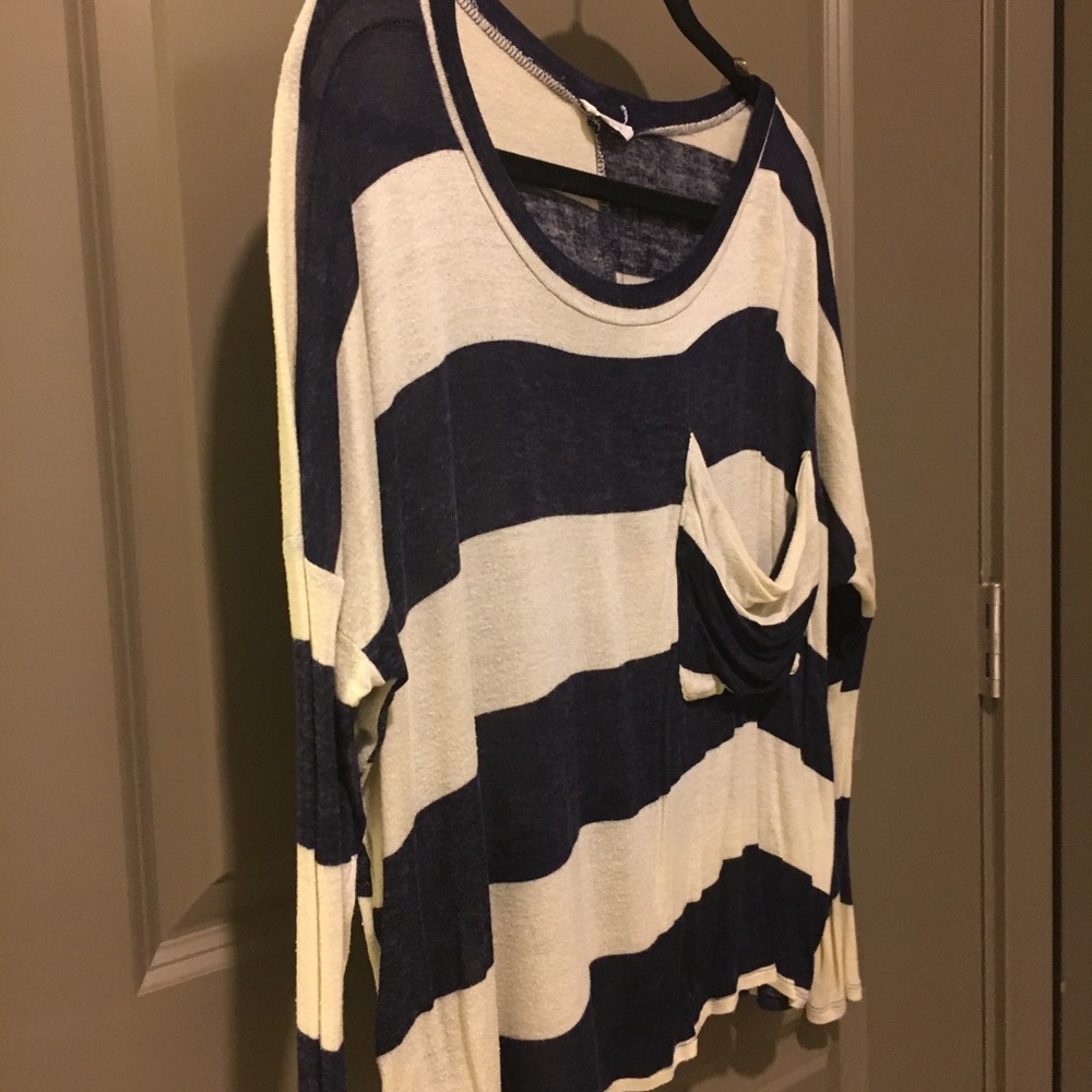 Long sleeve striped shirt